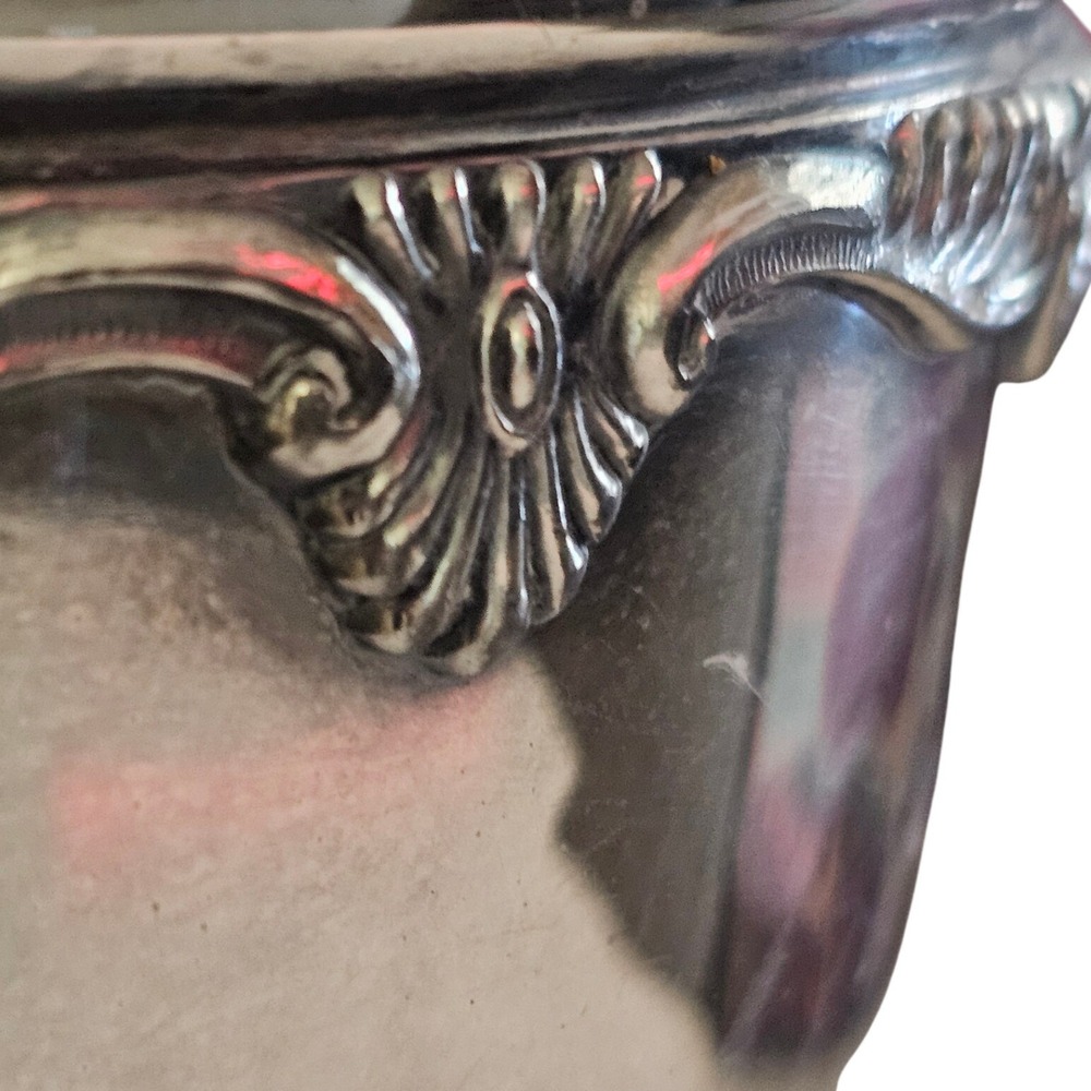 Vintage Sheridan EPS‎ Silver Plated Ice Bucket - Victorian Claw Feet Style - Picture 10 of 14